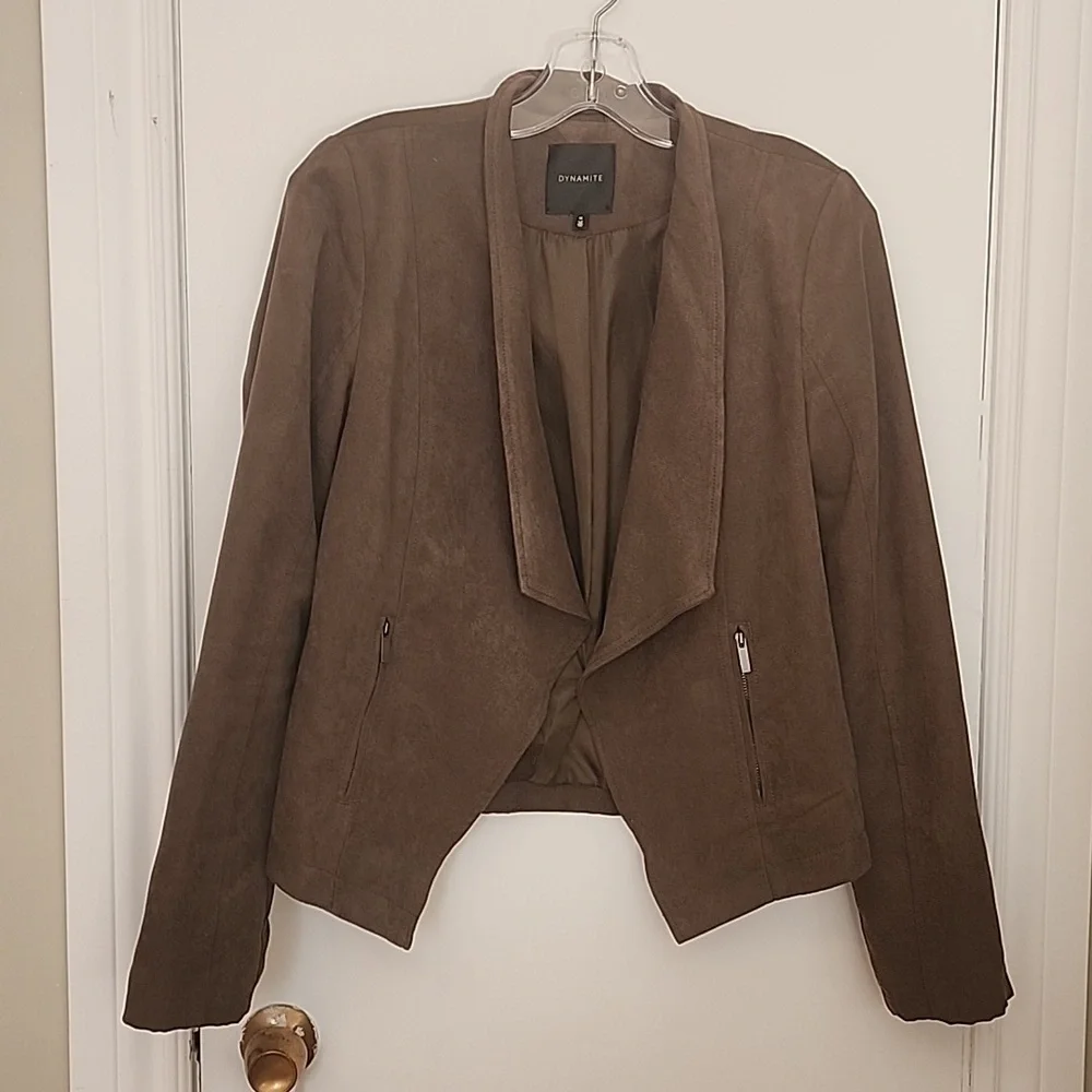 Dynamite suede jacket - Picture 1 of 3